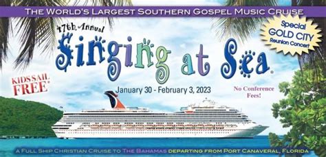 singing at sea cruise 2023 templeton tours